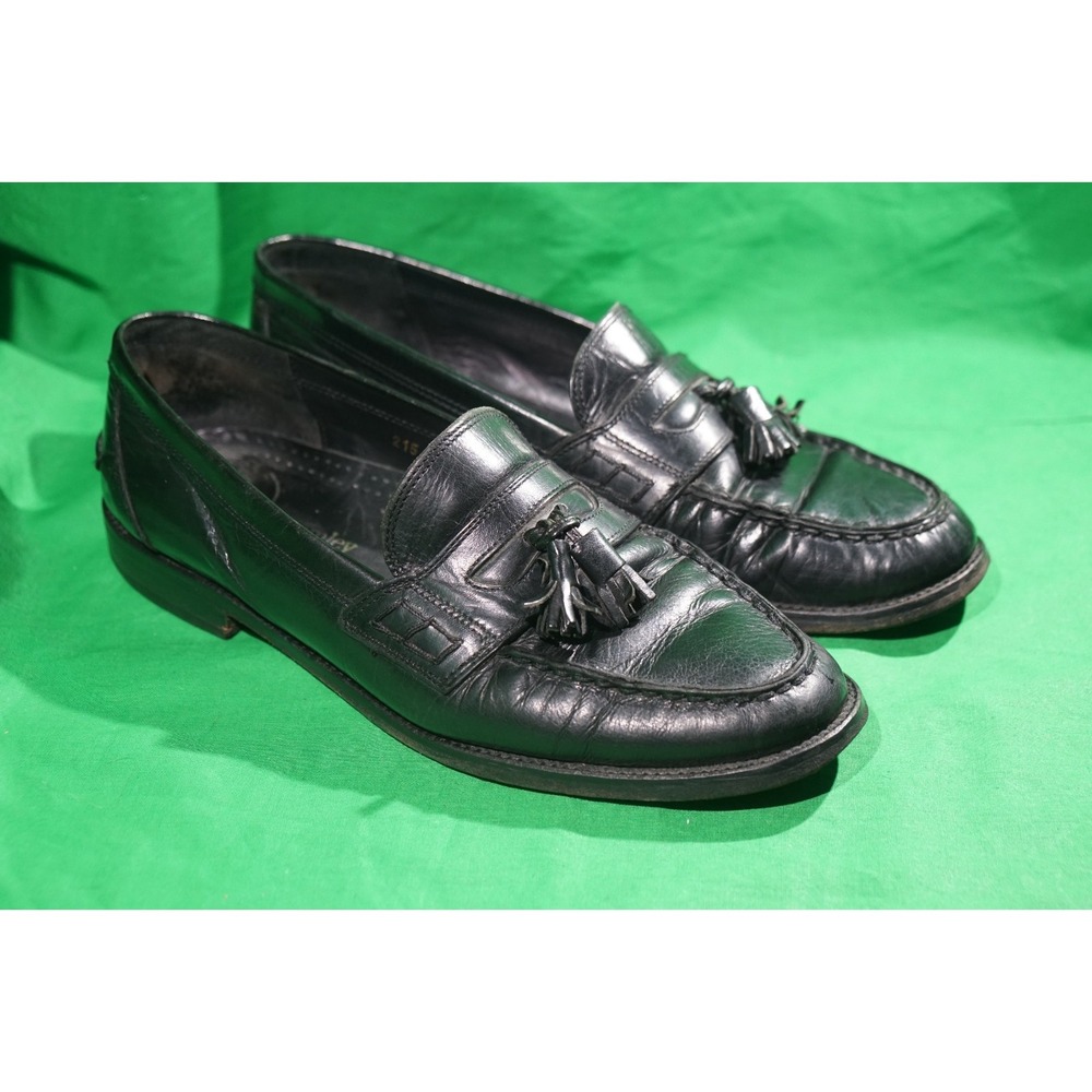 Russell & Bromley Loafers Black Leather EUR 42 / Mens US 8.5